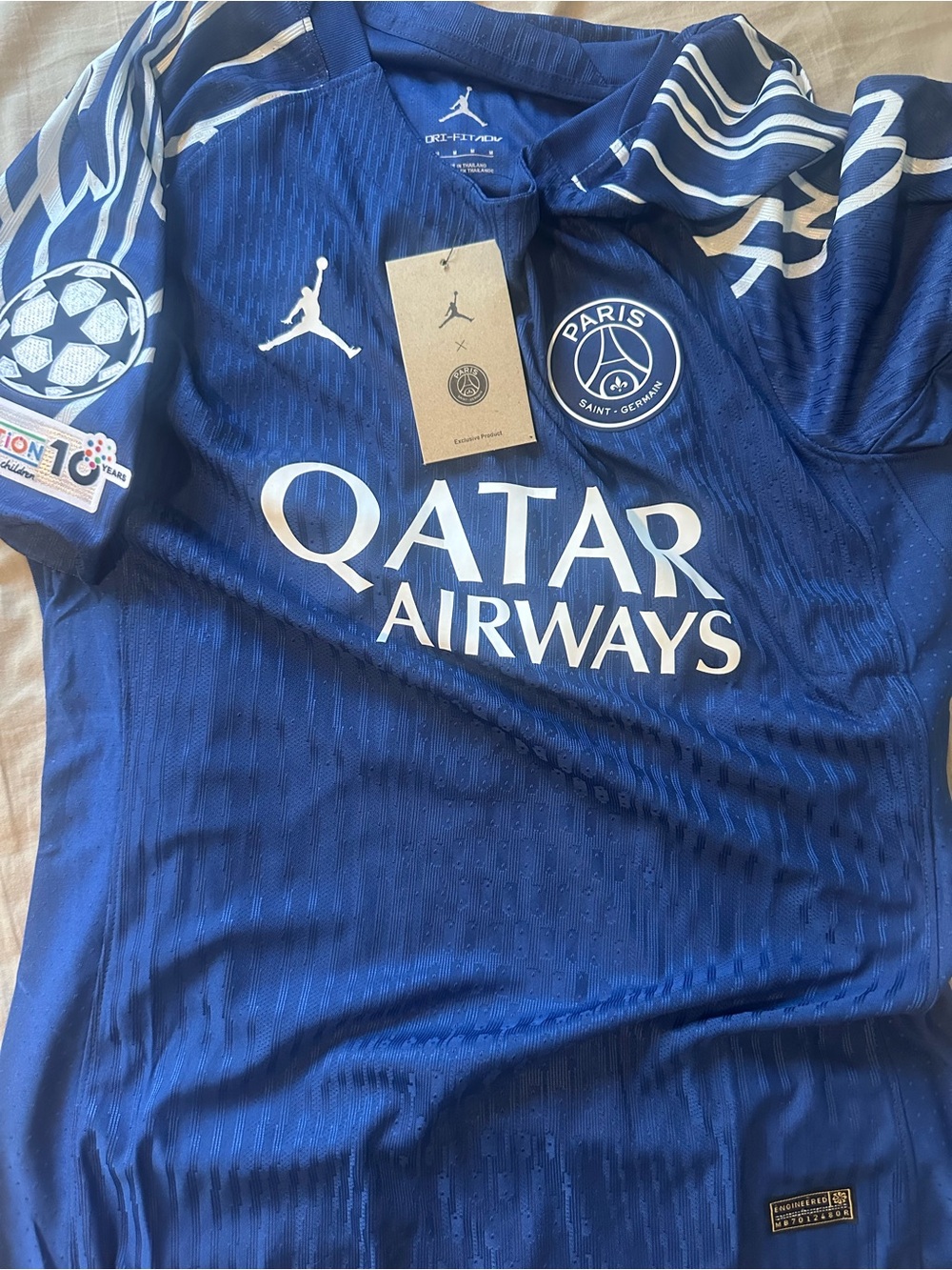 PSG 2025/26 Fourth Jersey - Desire Doue - Size M - Picture 6 of 7